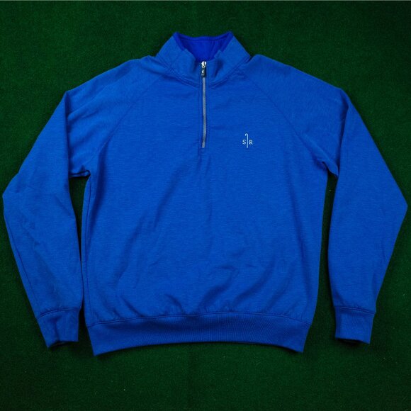 Women’s Fairway & Greene Sheep Ranch Blue ¼ Zip - Picture 2 of 4
